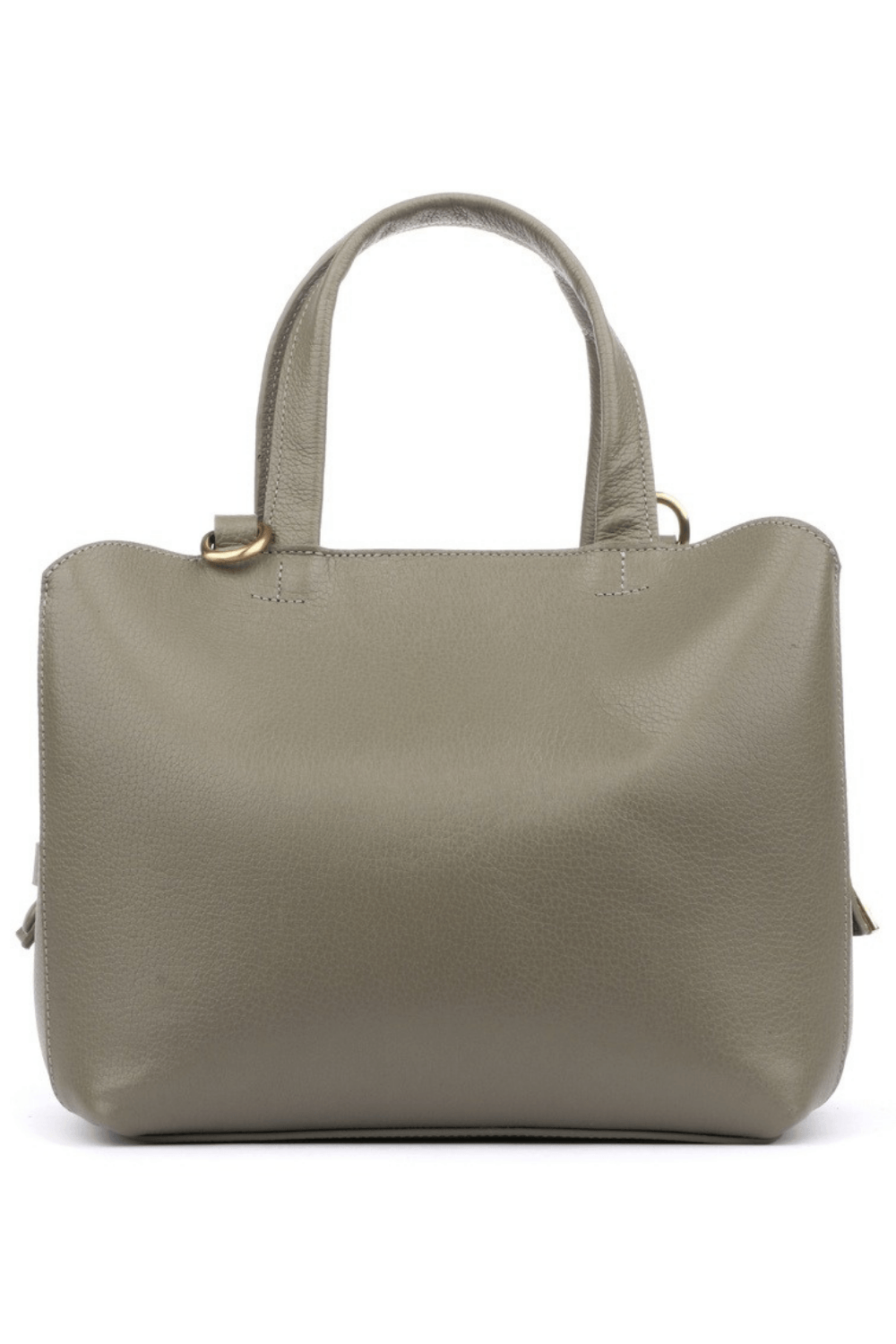 Tote bag em couro floater, com shape estruturado, alcas de mao e alca longa opcional. Versatil e elegante, oferece otimo espaco interno para a rotina. R- 750,00